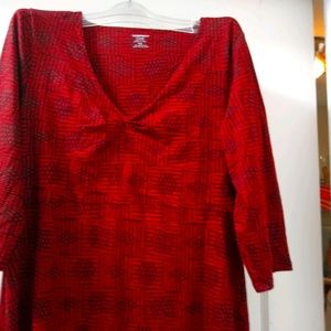 Toad & Co Rosalinda Organic Cotton Dress V Neck